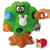 Raya Toys Montessori faház 10 gumiállatkával