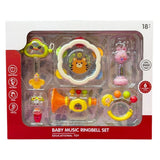 Бебешки Муз. Инструменти Дрънкалки Тигър Син Raya Toys