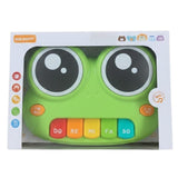 Бебешко Пиано На Батерии Жаба Зелен Raya Toys