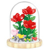 Конструктор Роза Върху Дървена Основа Raya Toys