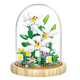 Конструктор Лилия Върху Дървена Основа Raya Toys