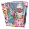Raya Toys Baba 8 Funkcióval, 40 cm, Kék