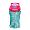 Неразливащо се шише със сламка 12м+ 340мл. синьо Vital Baby