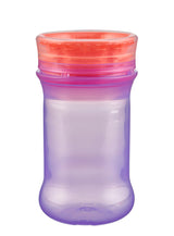 Cană anti-vărsare cu margine moale din silicon pentru sorbție la 360° Purple Vital Baby