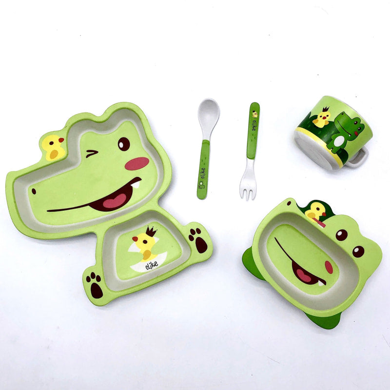 Детски Сервиз 5 Ч. Крокодил Raya Toys