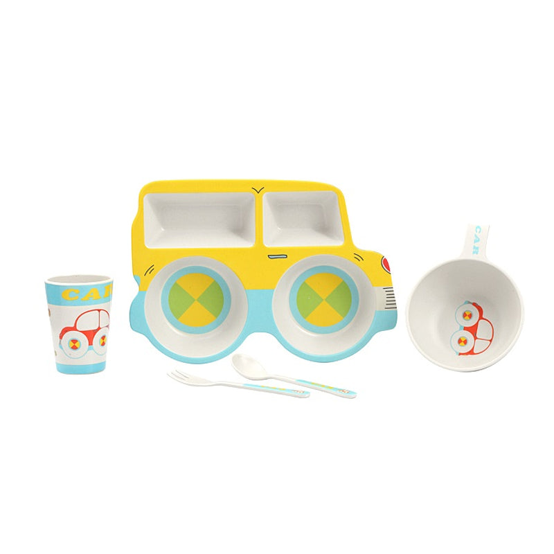 Детски Сервиз 5 Ч. Колички Жълт Raya Toys