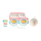 Детски Сервиз 5 Ч. Колички Розов Raya Toys