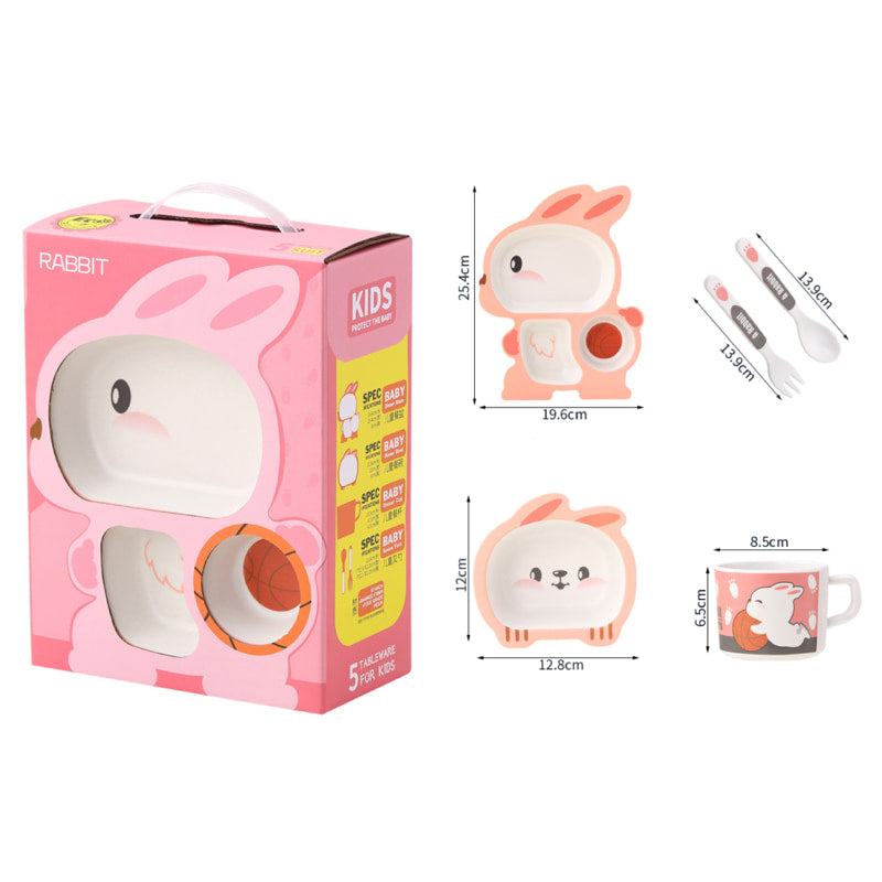 Детски Сервиз 5 Ч. Зайчета Raya Toys