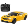 Rádió-távirányítású autó, 1:24, Chevrolet Camaro, sárga, Raya Toys