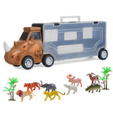 Автовоз Носорог С Животни Raya Toys