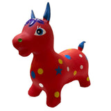 Надуваемо Скачащо Магаре С Бат. Червен Raya Toys