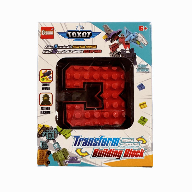 Трансформер Цифра 3 Raya Toys