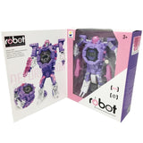 Часовник Трансформер На Батерии Лилав Raya Toys