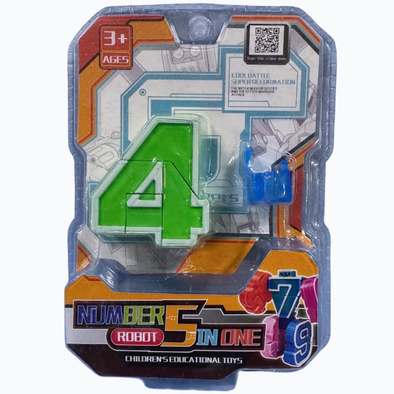 Трансформер Цифра 5в1 № 4 Raya Toys