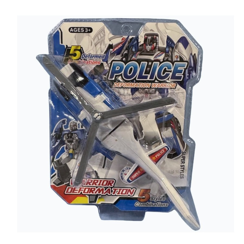 Трансформер 5в1 Полицейска Хеликоптер Raya Toys