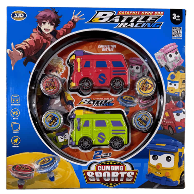 Пумпал С Камионче И Арена Червен Зелен Raya Toys