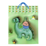 M,3d+ Хартиена Торбичка Динозавър Зелен Raya Toys