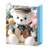 M ,3d Хартиена Торбичка Бяло Мече С Елече Raya Toys