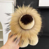 Ключодържател Лъвче Жълт Естествен Косъм Raya Toys