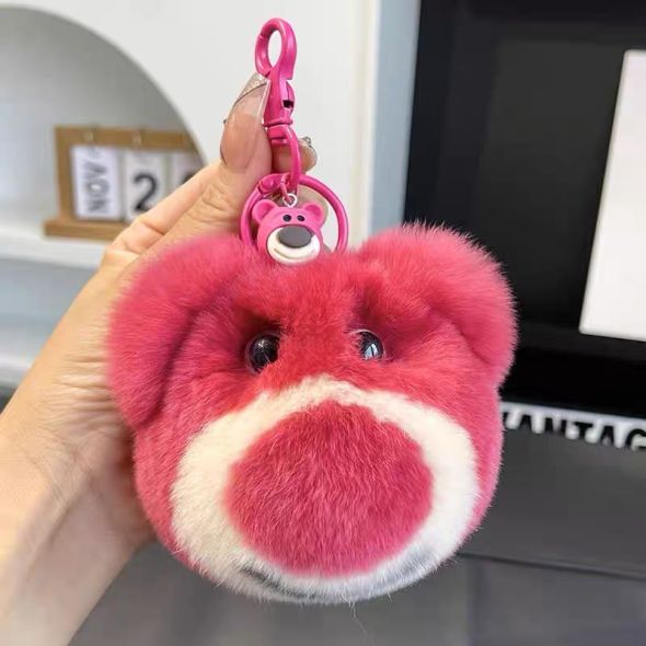 Ключодържател Мече Естествен Косъм Raya Toys