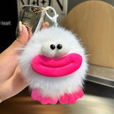 Плюшен Ключодържател Уста Бял Raya Toys
