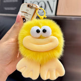 Плюшен Ключодържател Уста Жълт Raya Toys