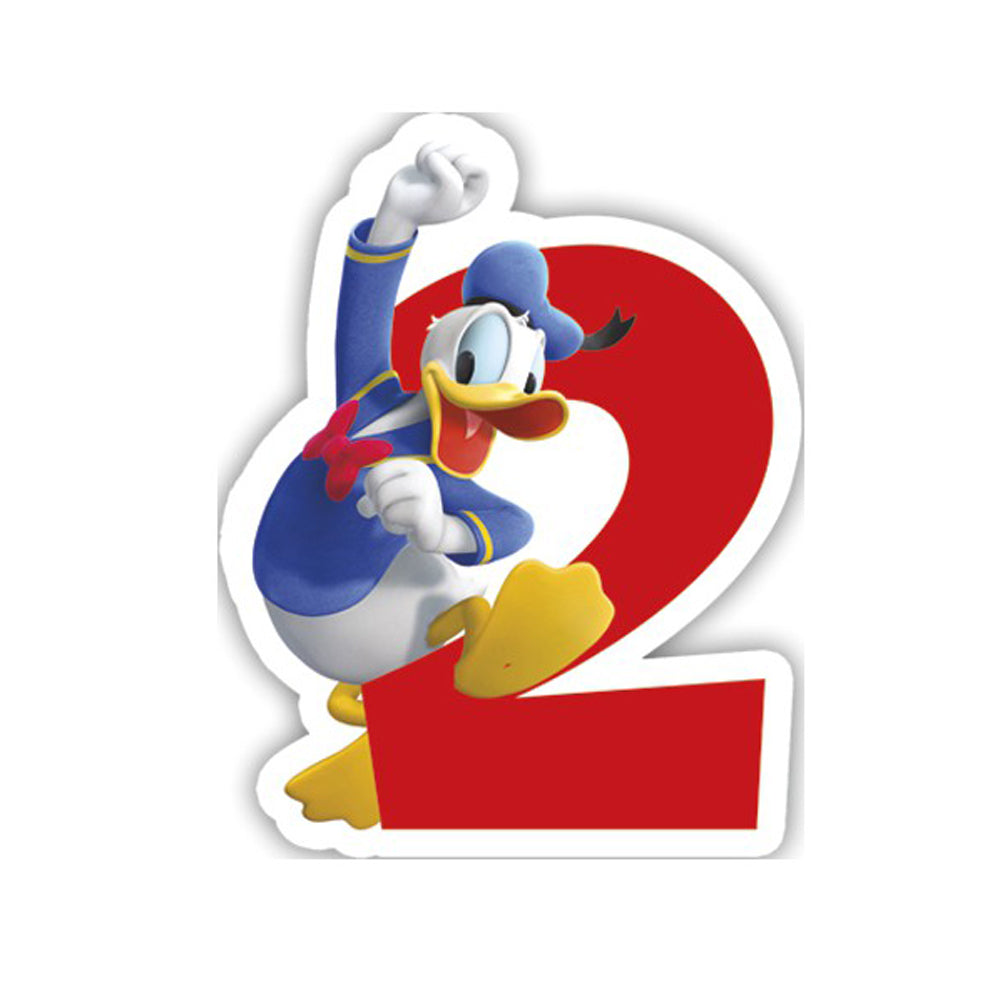 Lumânare de ziua de naștere numărul 2 Mickey