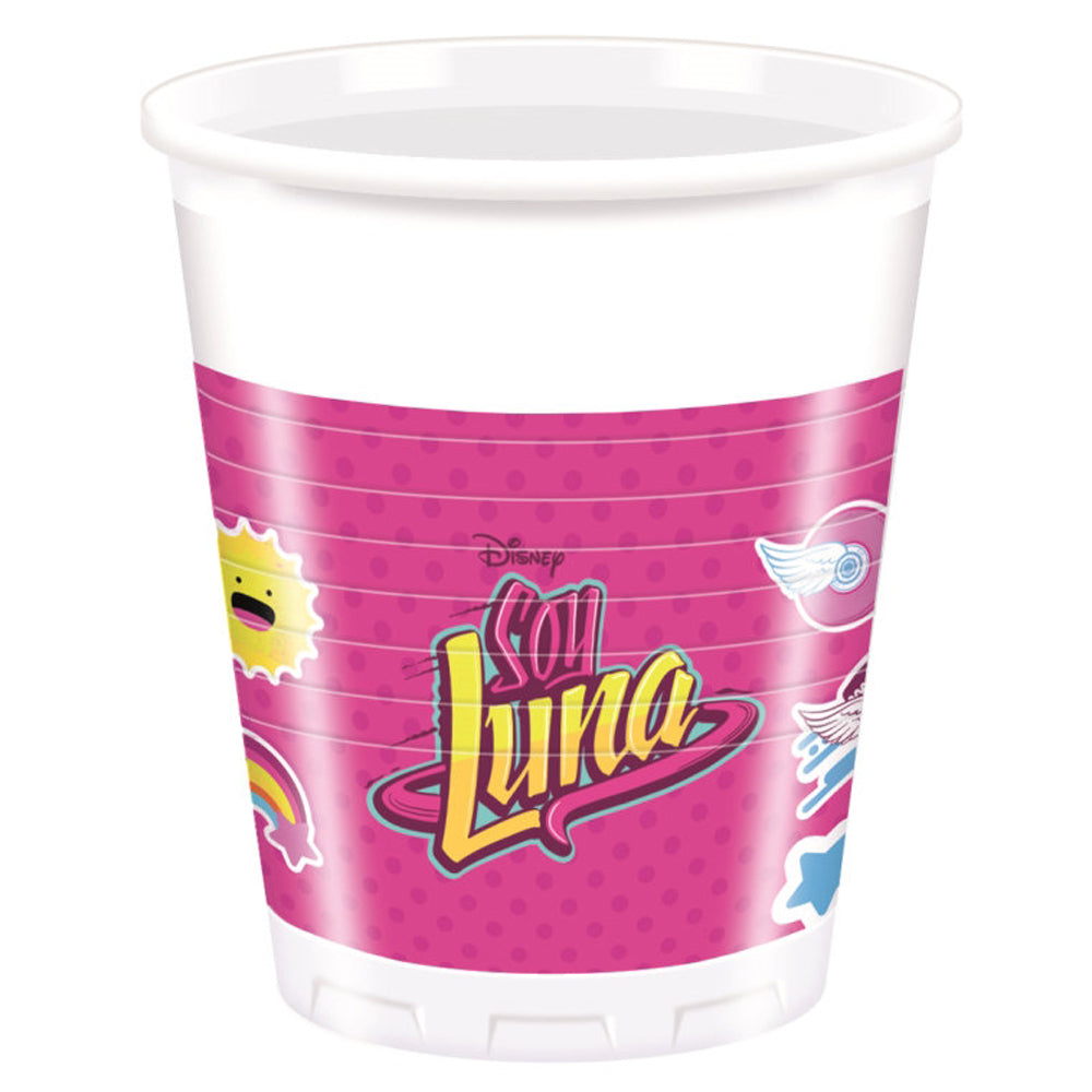 Pahare de hârtie 8 buc. 200 ml. Soy Luna