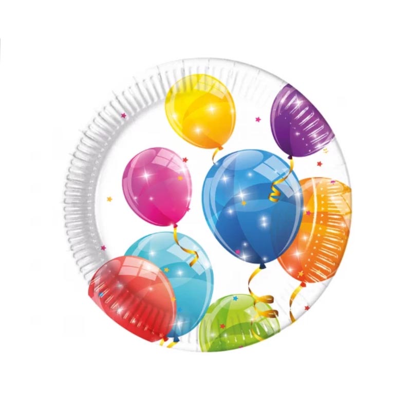Хартиени Чинии 20cm Sparkling Balloons Procos