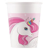 Хартиени Чаши 200мл.unicorn Rainbow Procos