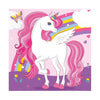 Салфетки 33х33см Unicorn Rainbow Colors Procos