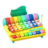 Пиано Ксилофон С Ноти Жълт Raya Toys
