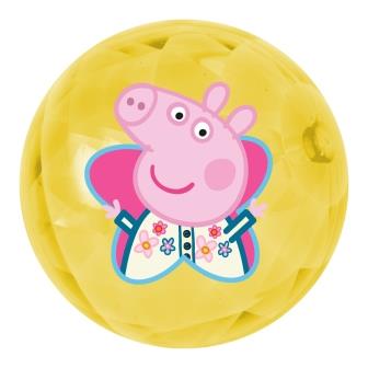 Minge luminoasă săritoare transparentă 10 cm Peppa Pig