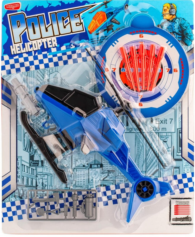 Elicopter de poliție cu lansator de rachete 26X6X17