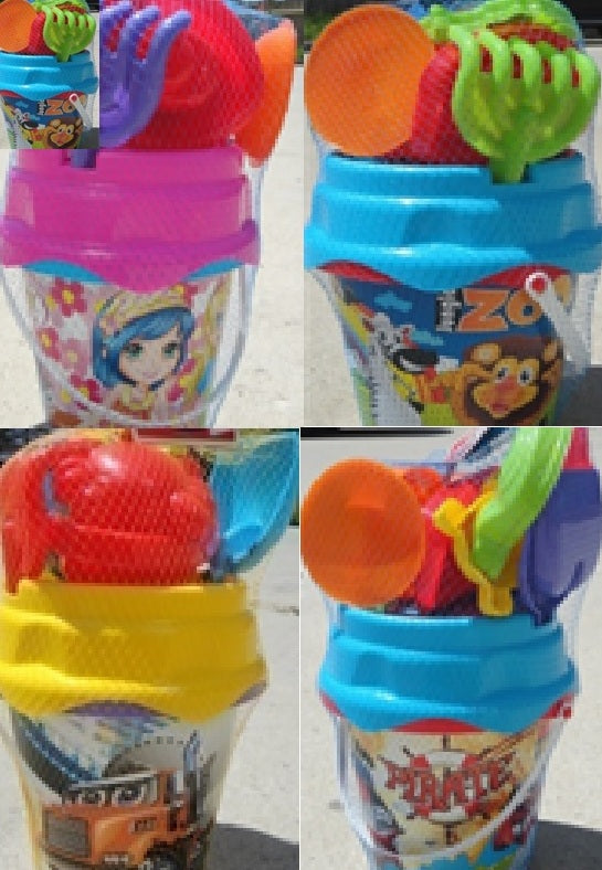 Пясъчен К Т Тера С 5 Картинки Момичета Камиони Зоол. Градина Пирати Делфини Julia