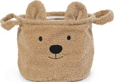Tárolókosár 25x20x20 cm Teddy barna