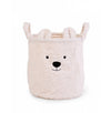 Coș de depozitare 30x30x30 cm, alb Teddy