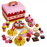 Детски Дървен Чаен Сервиз - 59 Части