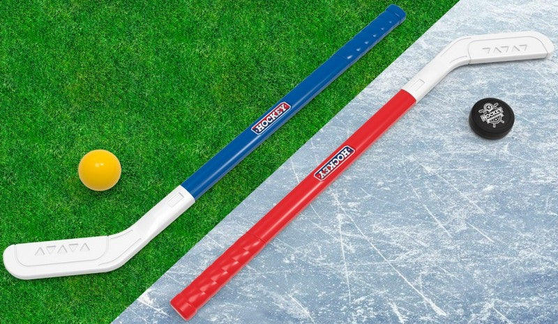 Croșe și pucuri pentru hochei pe iarbă sau pe gheață 73x14x7