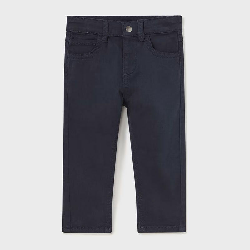 563 Панталон 5 Дж. Slim Fit Basic Мор.Син 12 --- BebeMama