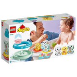 Забавления В Банята Плаващ Влак За Животни Lego