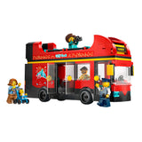 LEGO piros emeletes városnéző busz