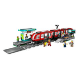 Villamos és vasútállomás a városközpontban Lego