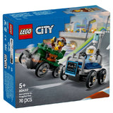 Repülő kontra Kórházi ágy versenyautó csomag - Lego