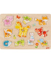 Puzzle cu mânere, animale mici 