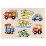Puzzle cu mânere Vehicule II 