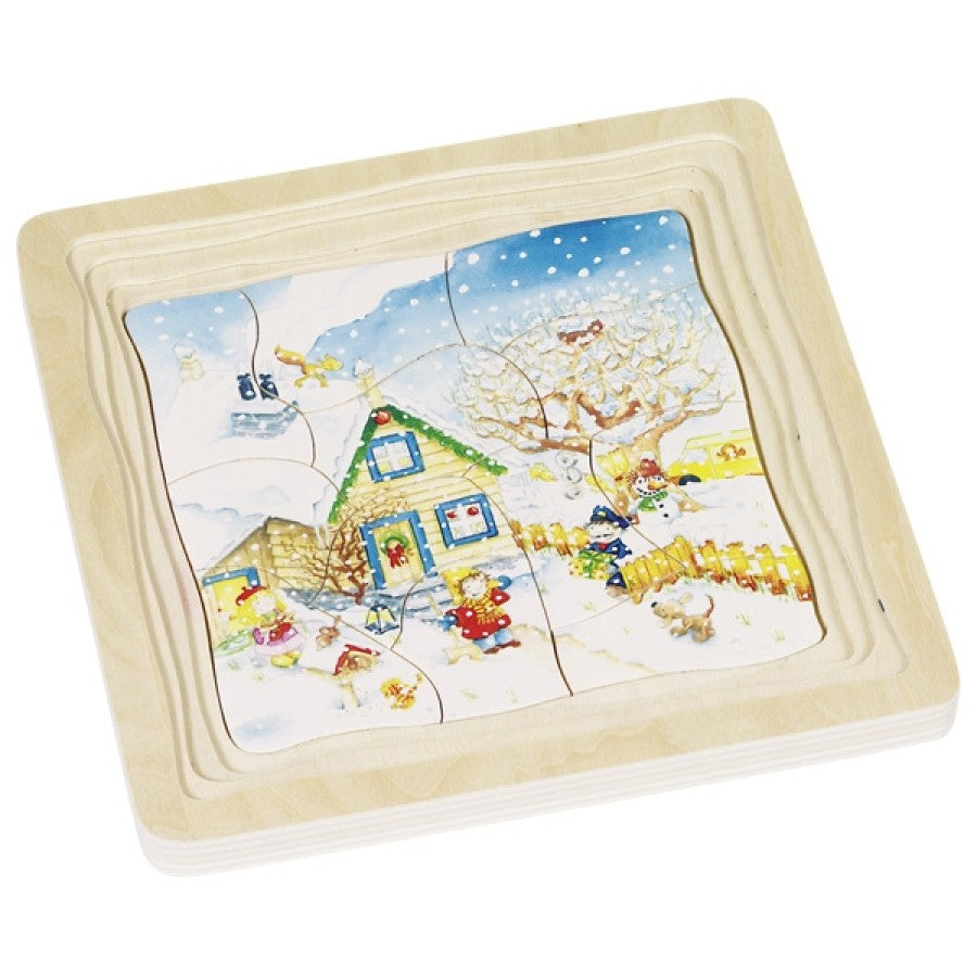 Sezoane de puzzle cu mai multe straturi
