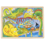 Puzzle cu dinozauri 
