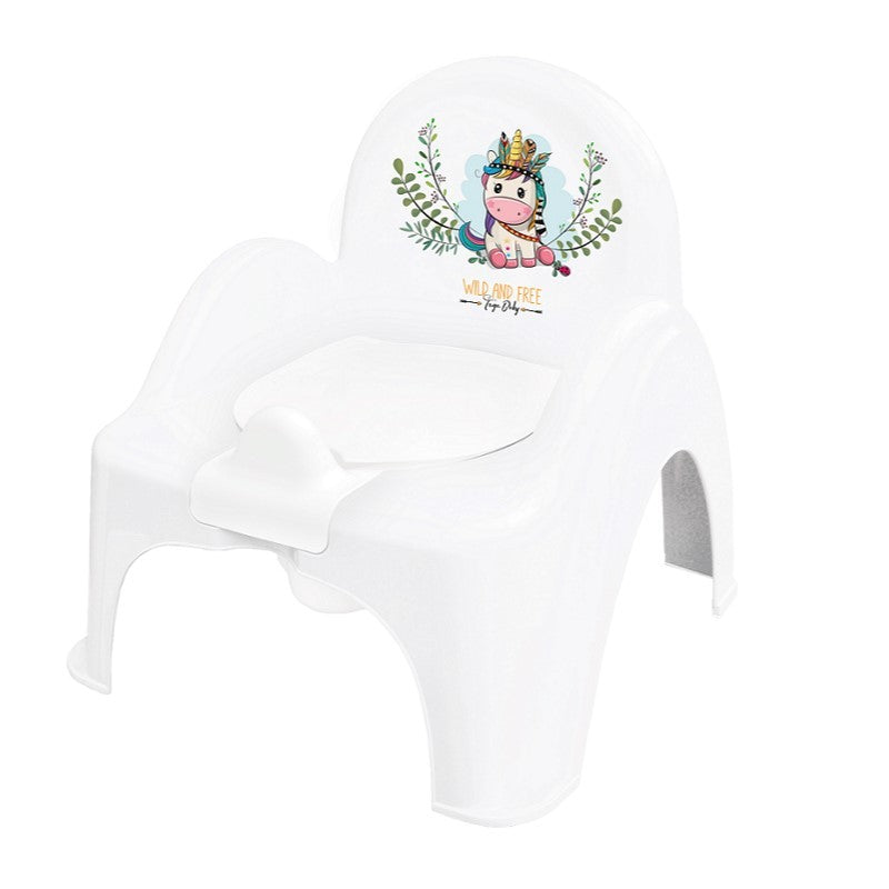 Po074 Гърне Стол Музикално Unicorn Tega Baby