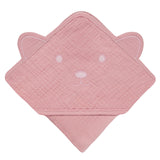 Бебешка Хавлия С Качулка 80x80 Pink Baby Lionelo